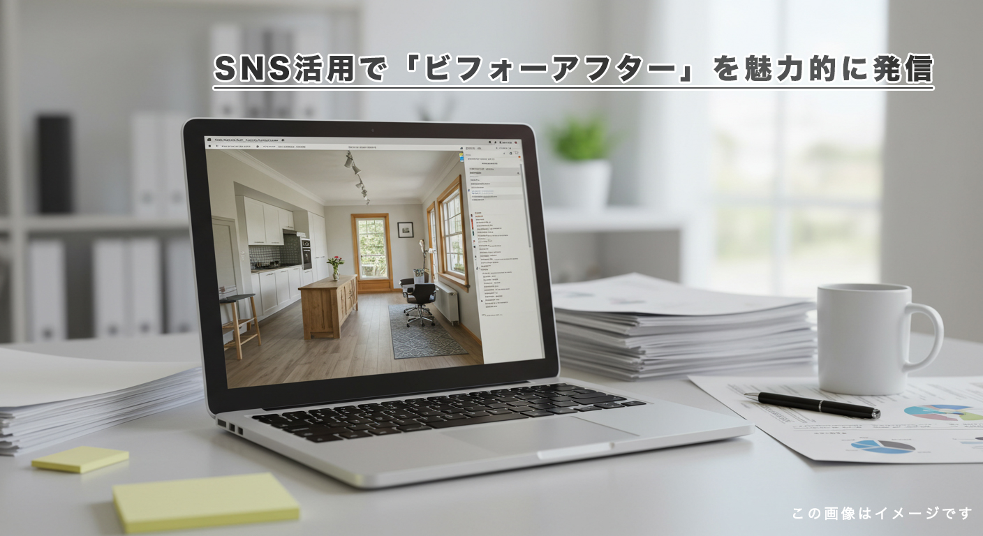 SNS活用で「ビフォーアフター」を魅力的に発信