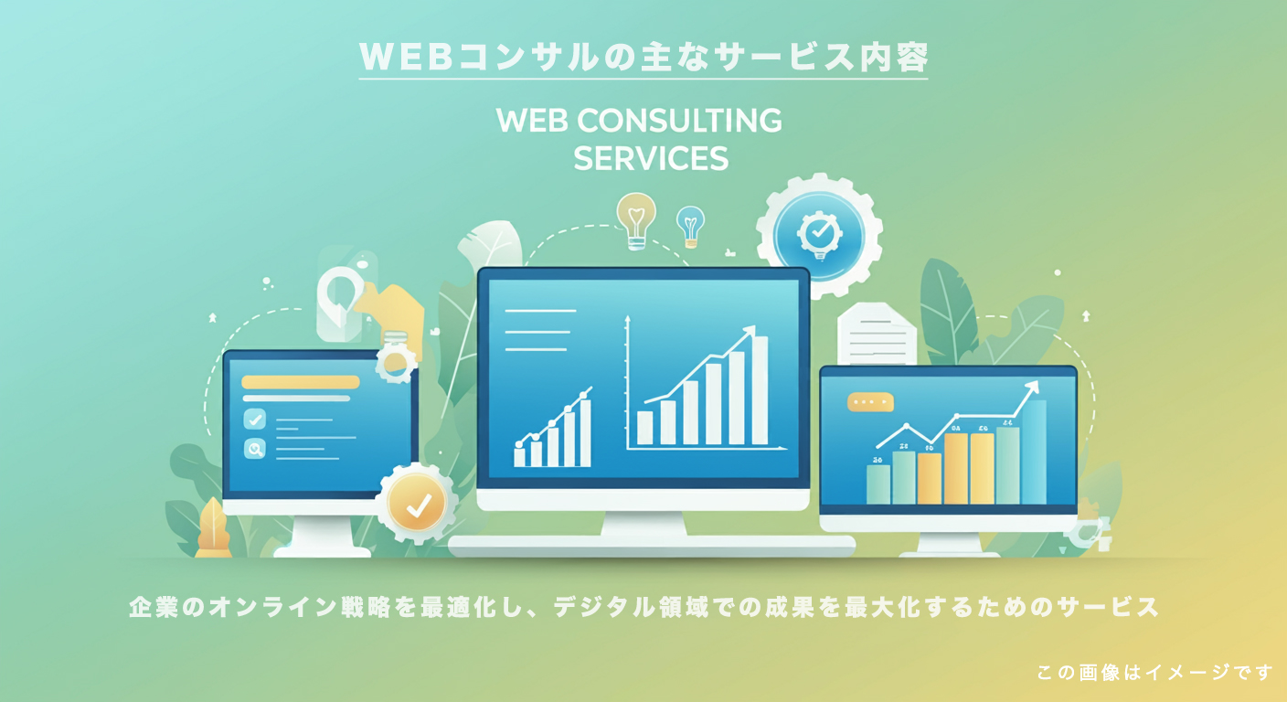 WEBコンサルの主なサービス内容