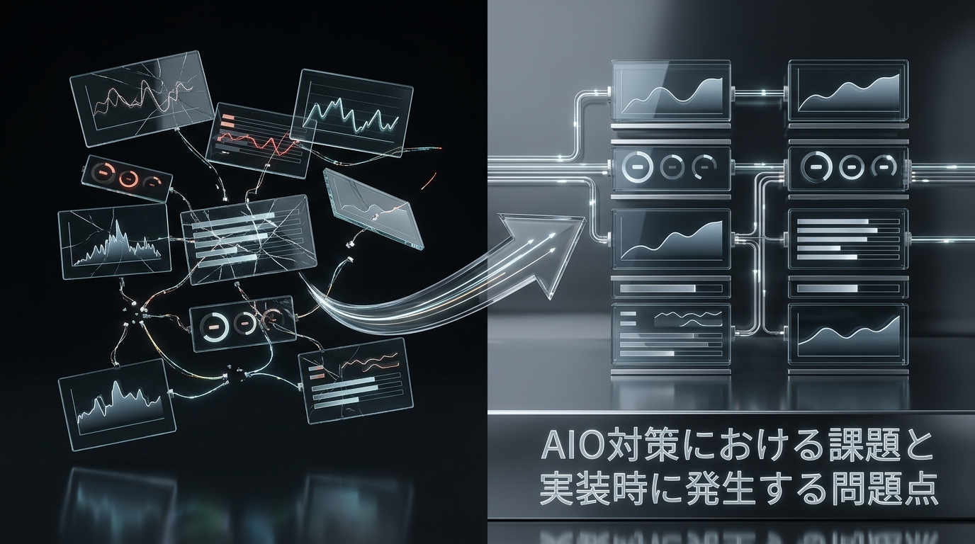 AIO対策における課題と実装時に発生する問題点