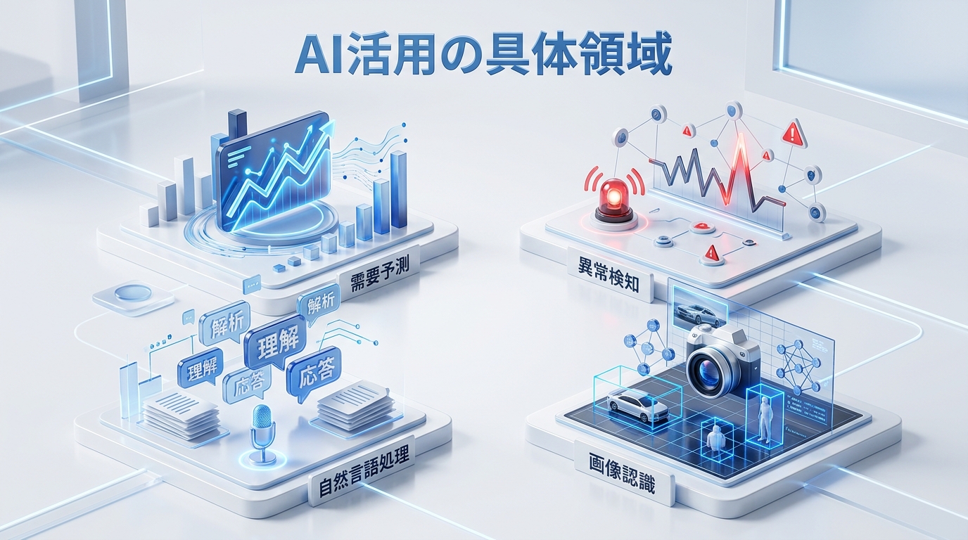 AI活用の具体領域