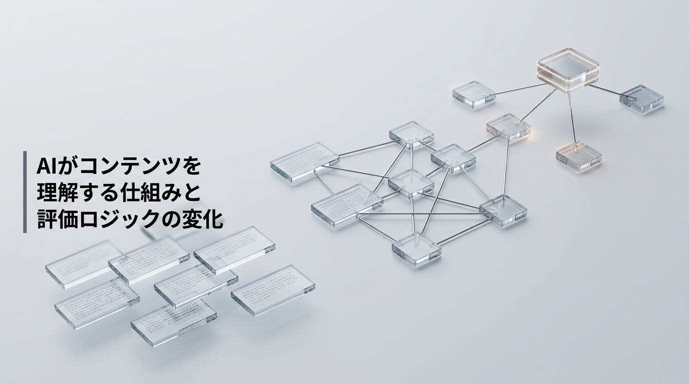 AIがコンテンツを理解する仕組みと評価ロジックの変化