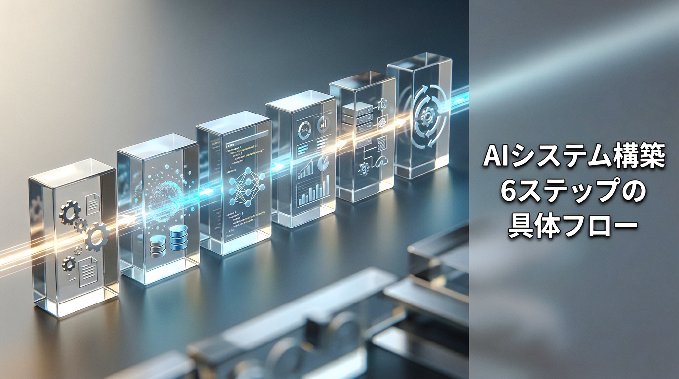 AIシステム構築6ステップの具体フロー