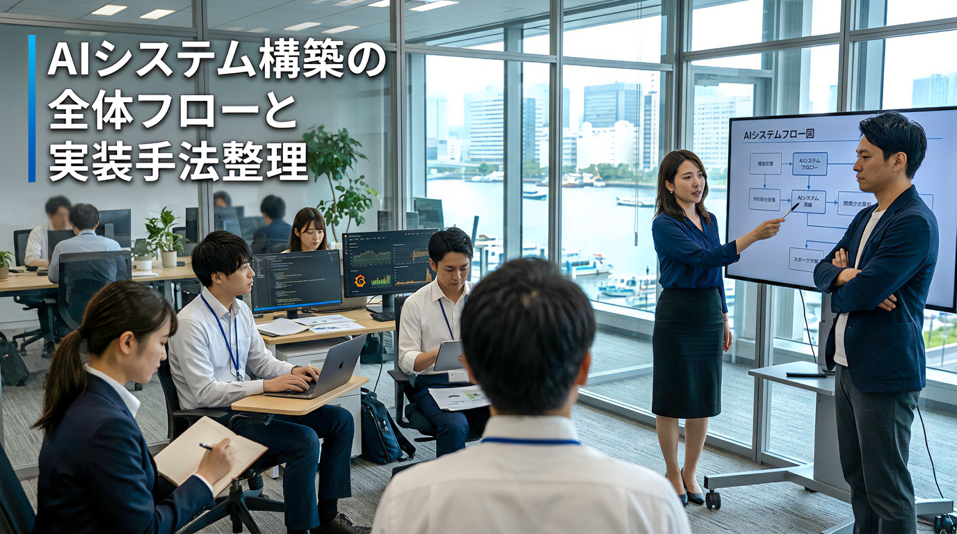 AIシステム構築の全体フローと実装手法整理