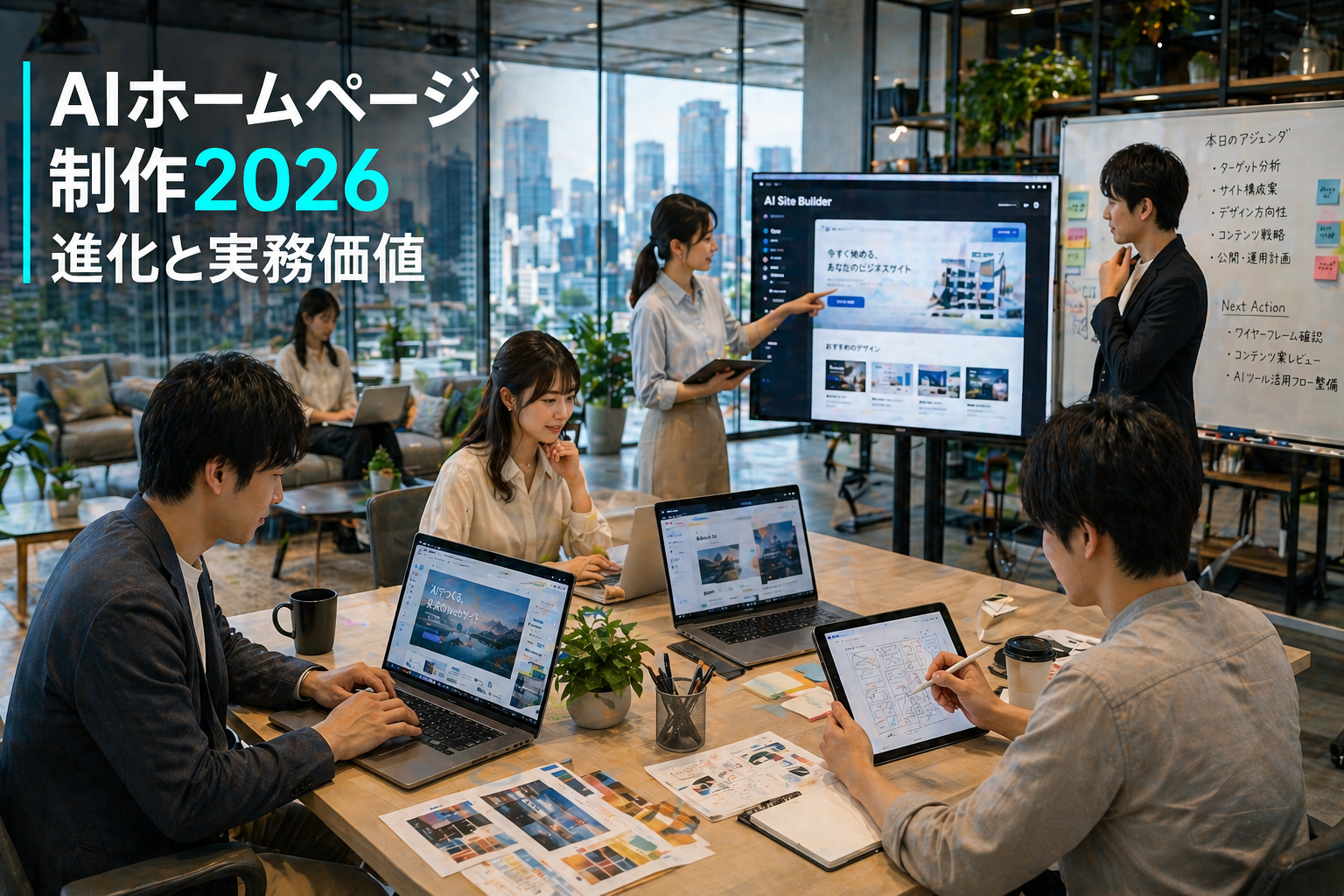 AIホームページ制作2026進化と実務価値