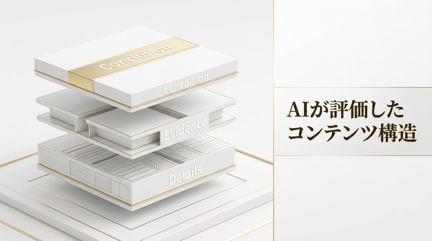 AIに評価されるコンテンツ構造