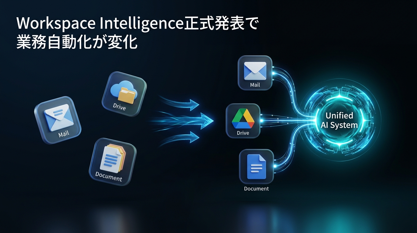 Workspace Intelligence正式発表で業務自動化が変化