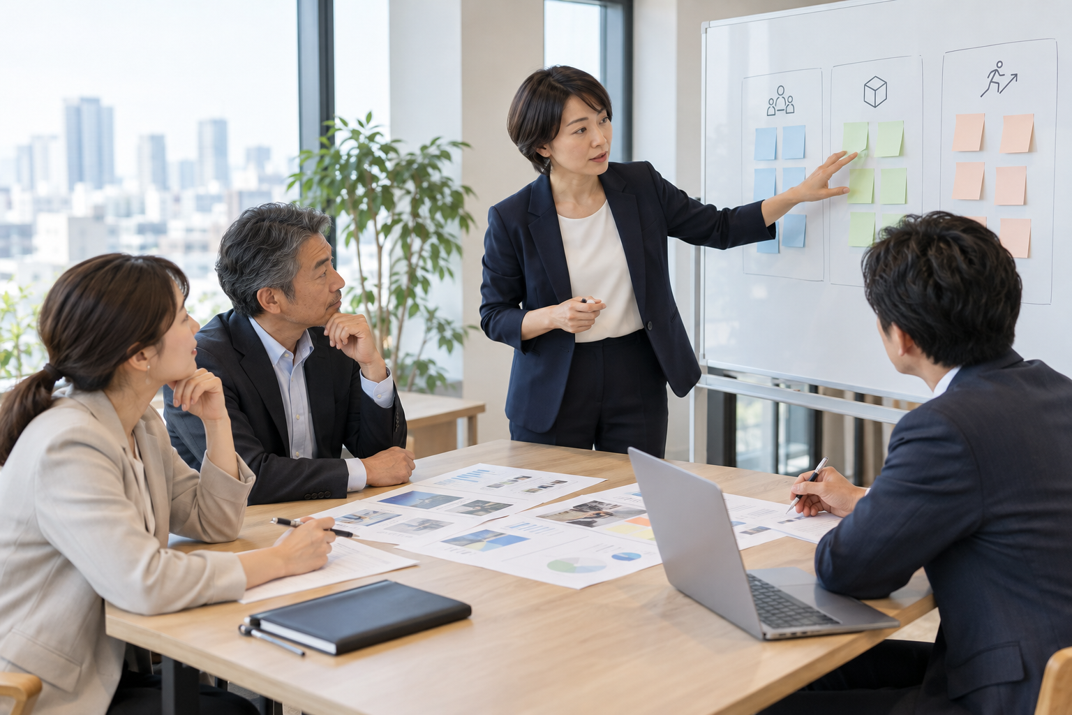 事業の方向性と、実行する計画を揃える。
