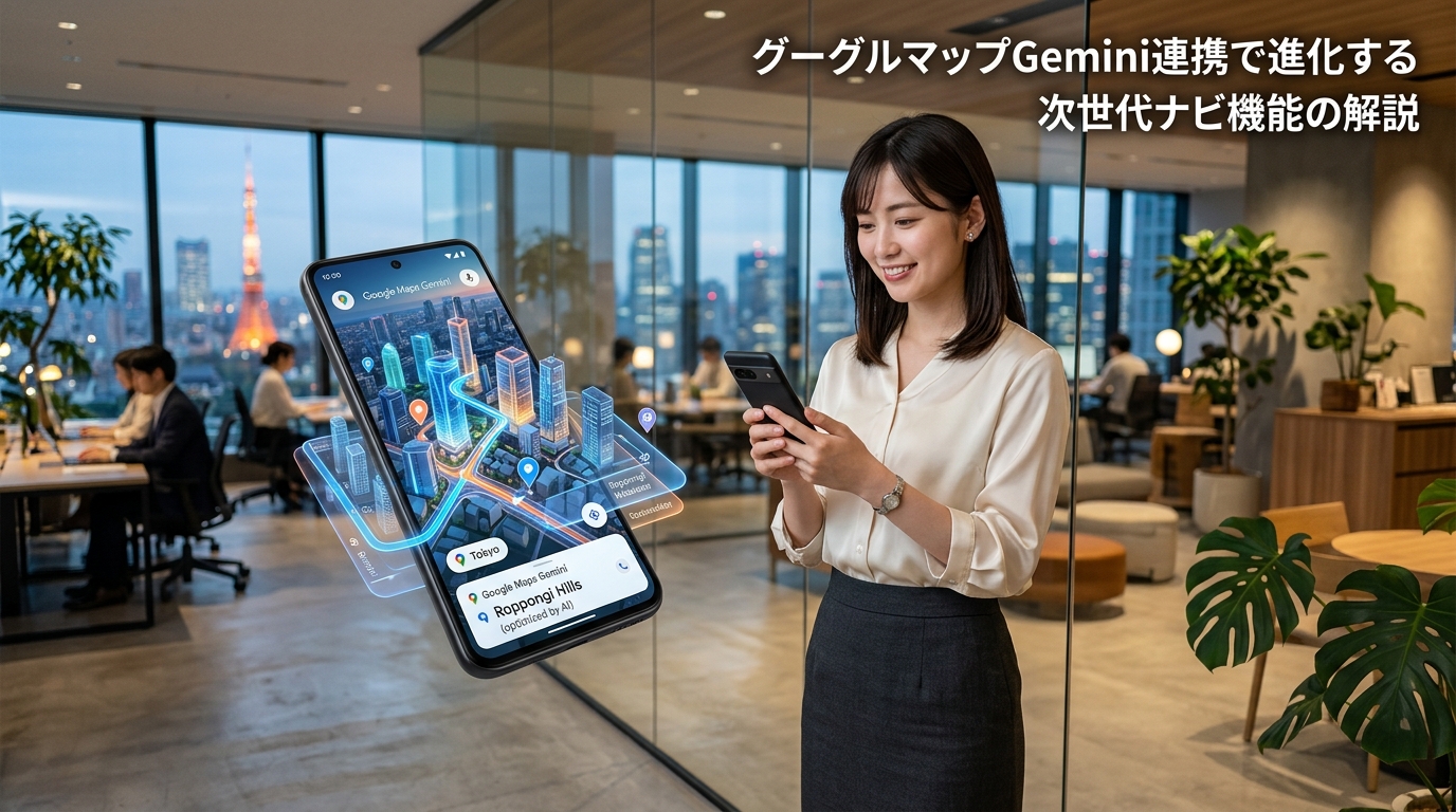 GoogleマップGemini統合で進化する次世代ナビ機能解説