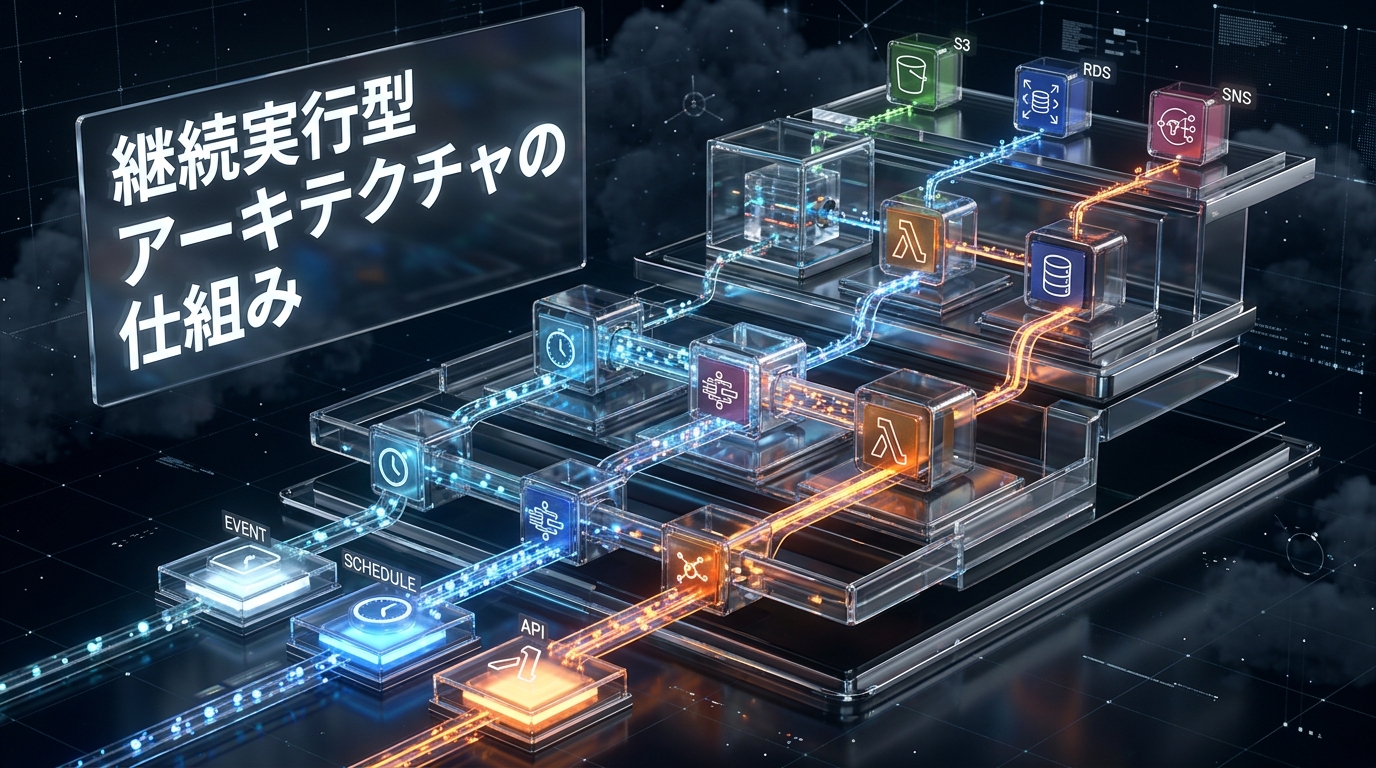 継続実行型アーキテクチャの仕組み