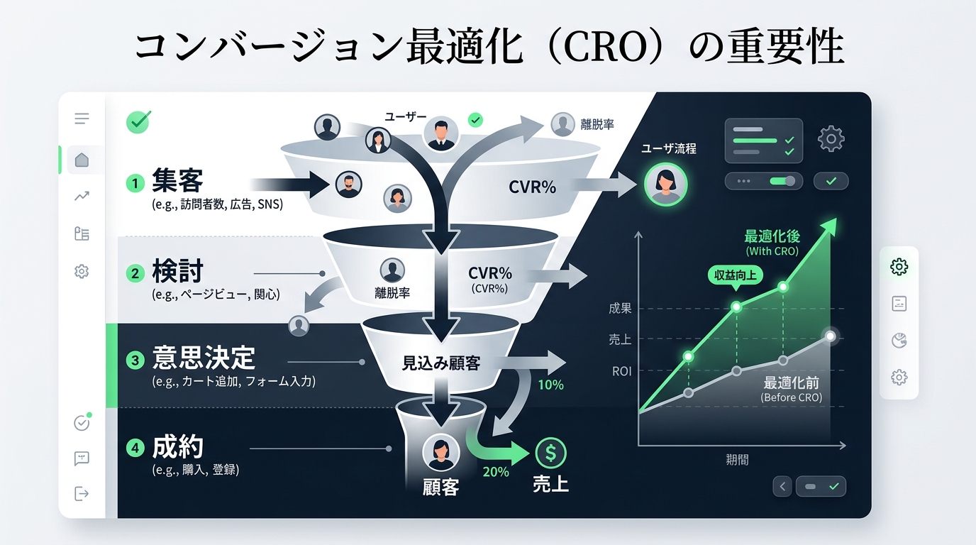 コンバージョン最適化（CRO）の重要性