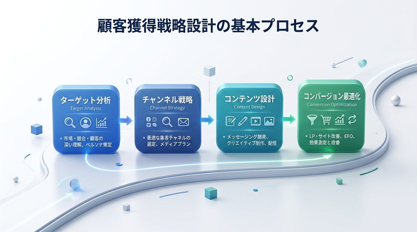 集客戦略設計の基本プロセス