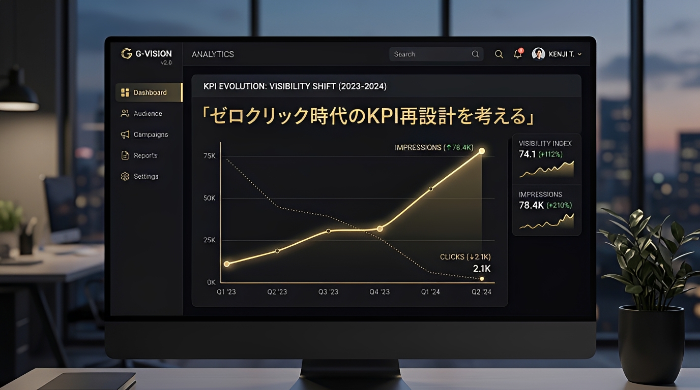 ゼロクリック時代におけるKPI設計の見直し