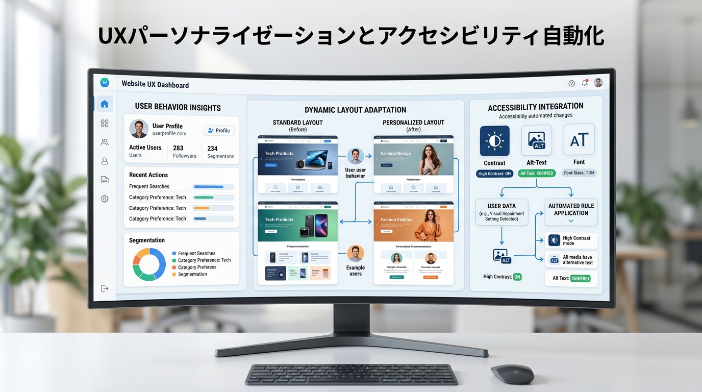 UXパーソナライズとアクセシビリティ自動化