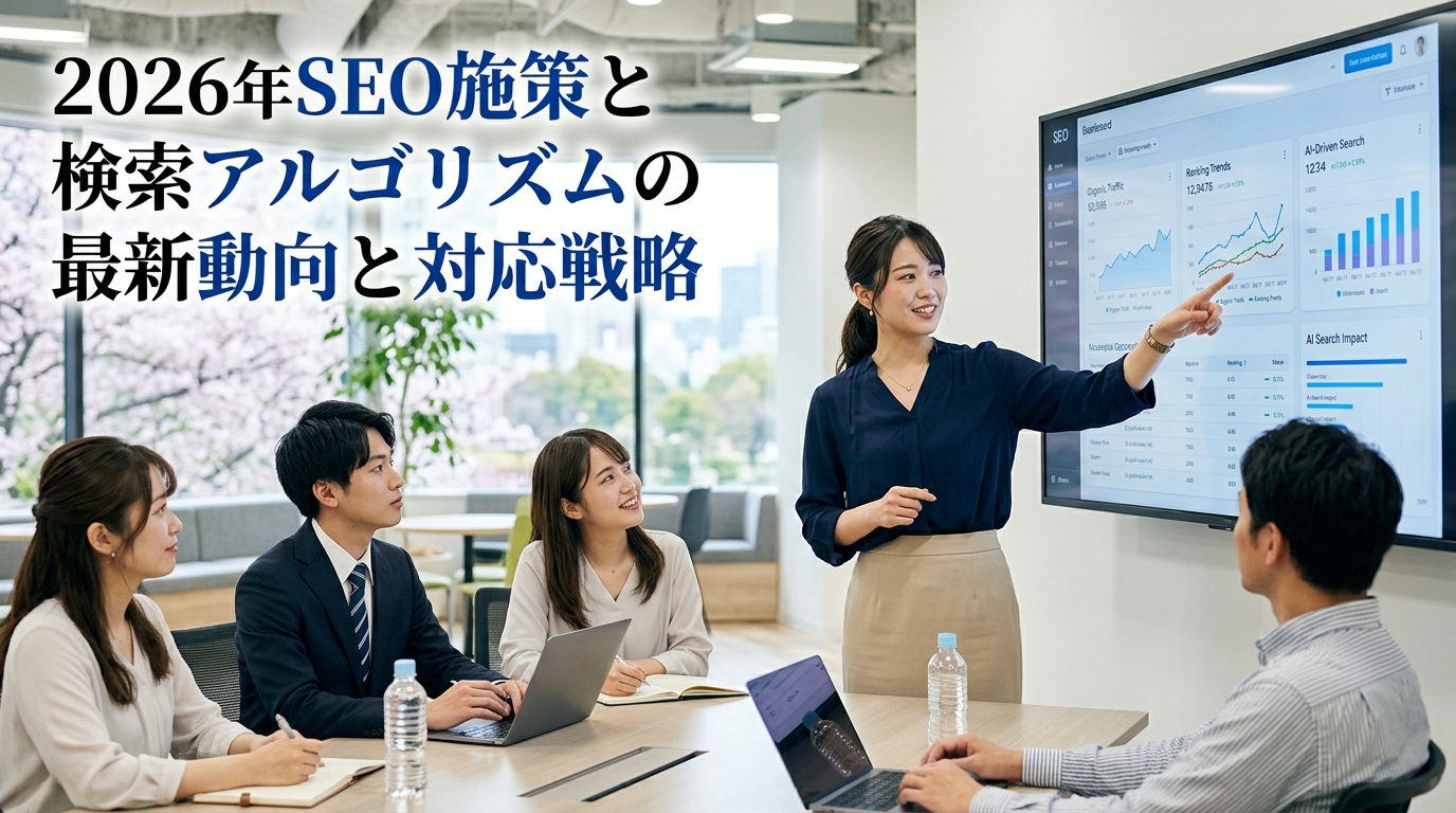 2026年SEO施策と検索アルゴリズムの最新動向と対応戦略