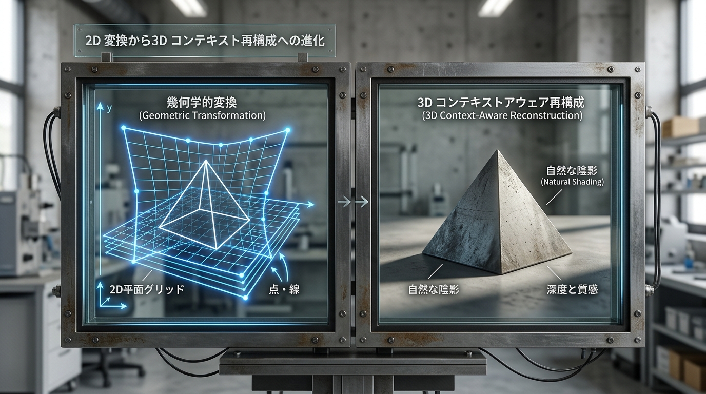 従来の変形ツールとの違いと技術的進化