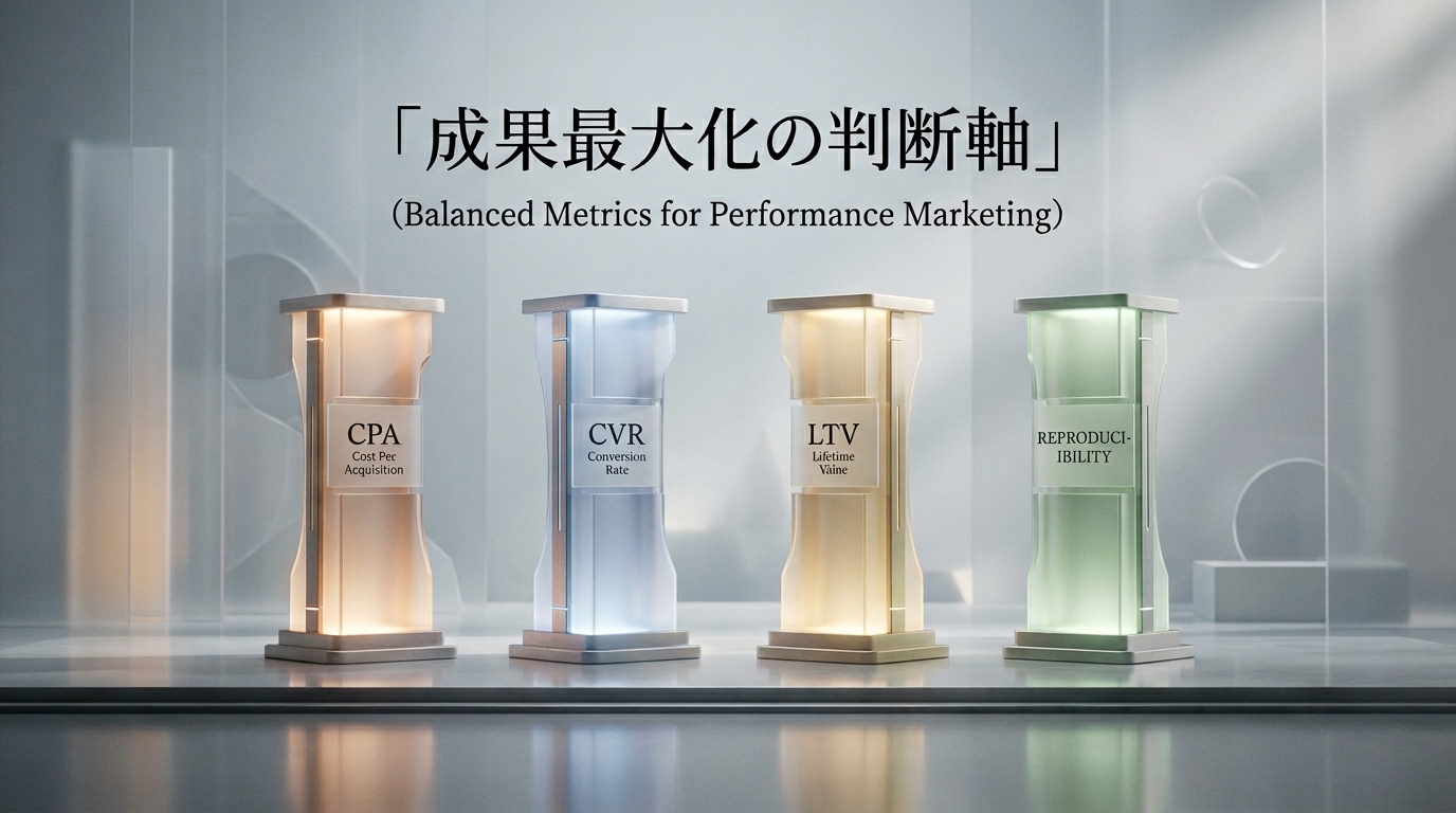 成果最大化の判断軸