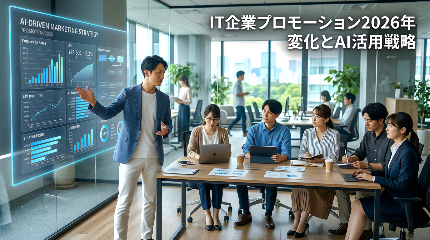 IT企業プロモーション2026年変化とAI活用戦略