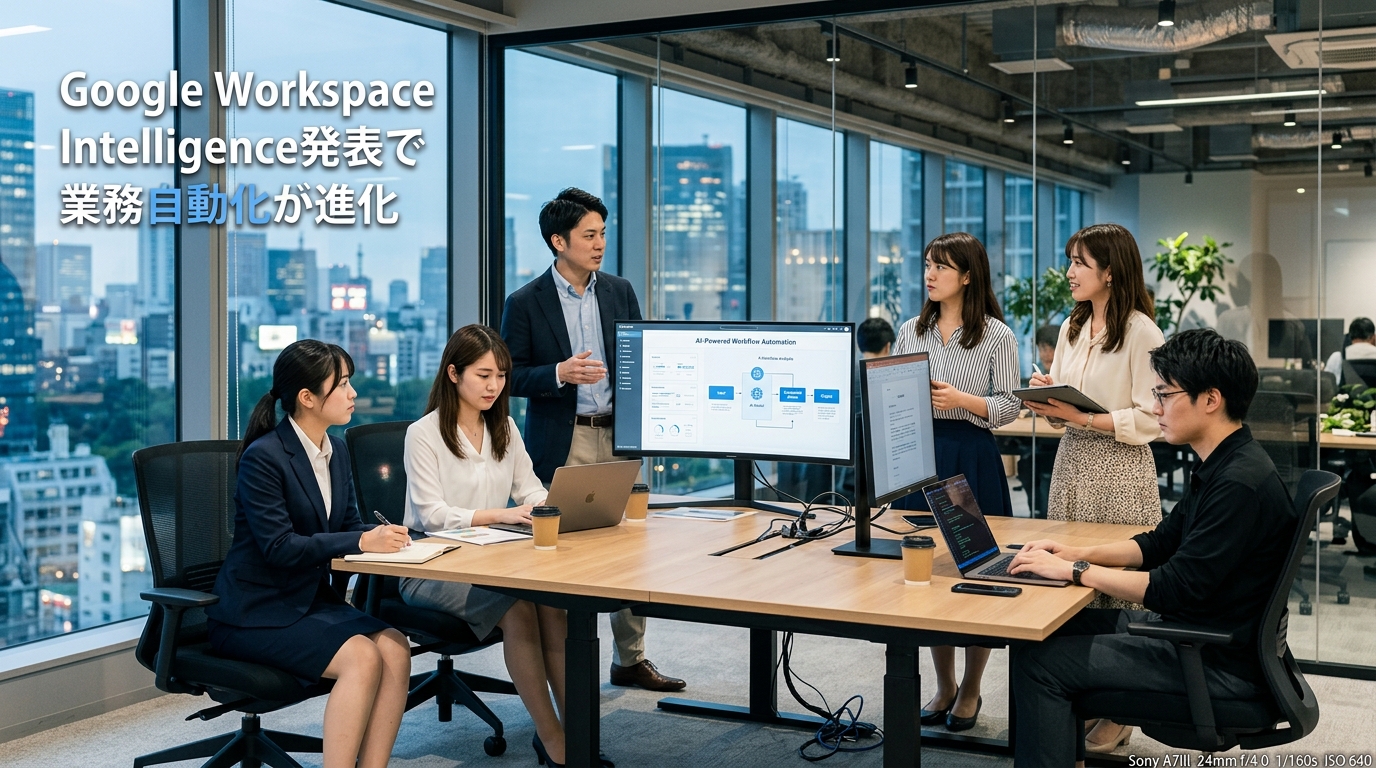 Google Workspace Intelligence発表で業務自動化が進化