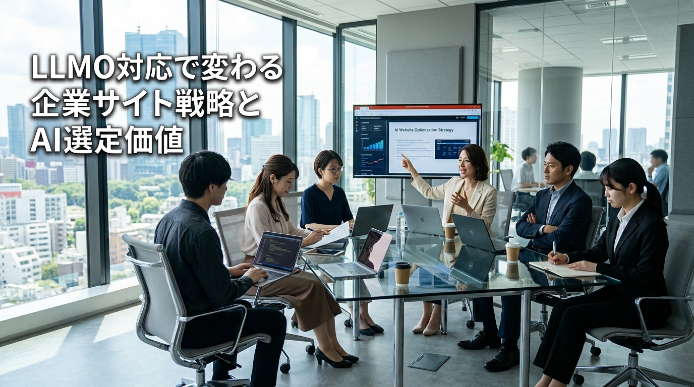 LLMO対応で変わる企業サイト戦略とAI選定価値