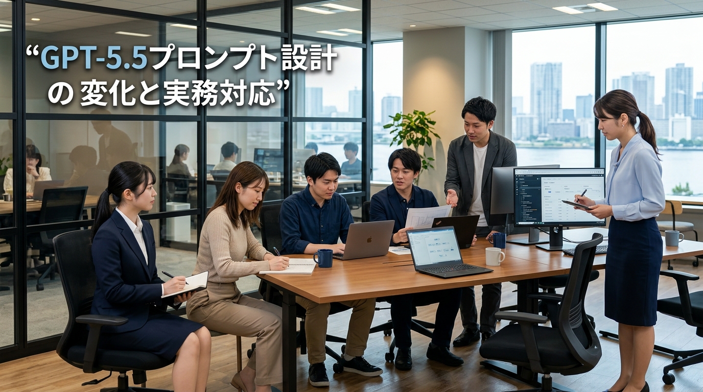 GPT-5.5プロンプト設計の変化と実務対応