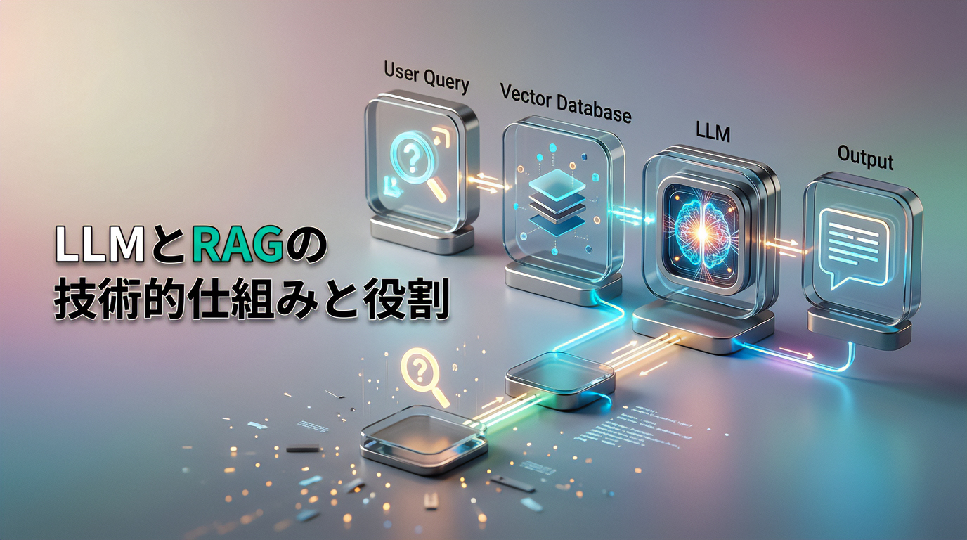 LLMとRAGの技術的仕組みと役割