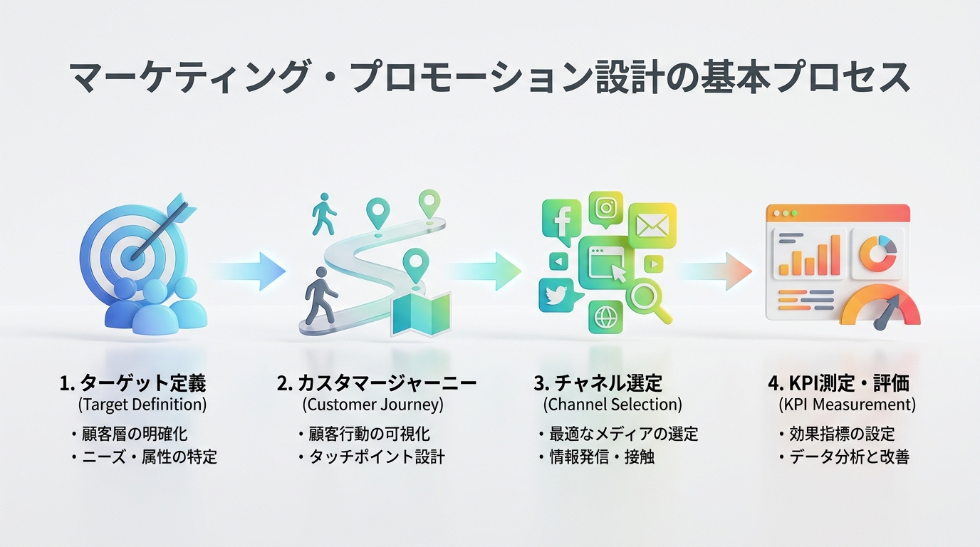 販促設計の基本プロセス