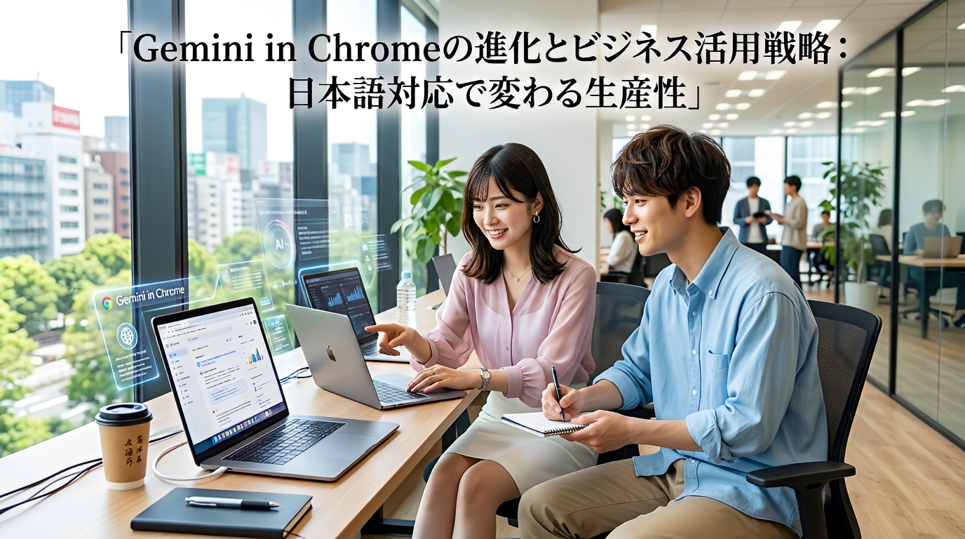 Gemini in Chromeの進化と業務活用戦略 日本語対応で変わる生産性