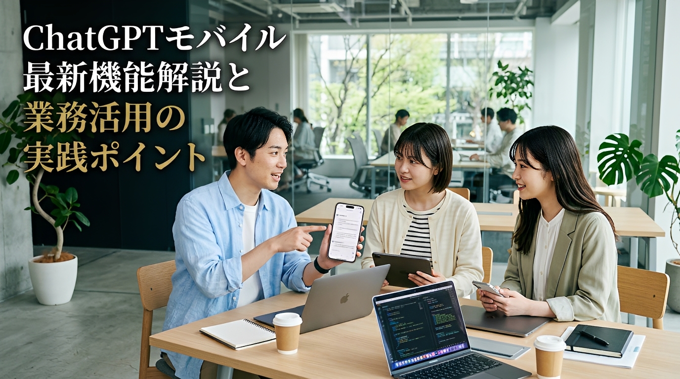 ChatGPTモバイル最新機能解説と業務活用の実践ポイント