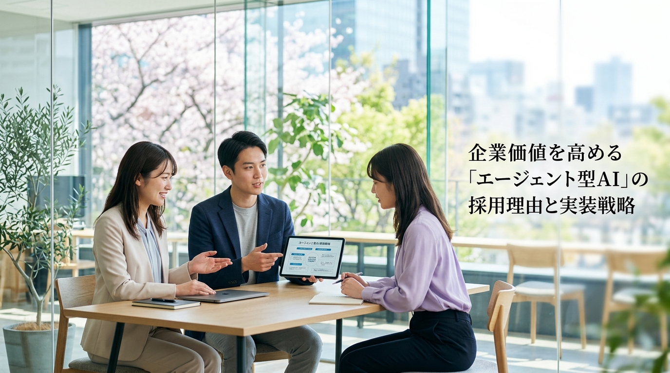 エージェント型AIが企業価値を高める理由と導入戦略