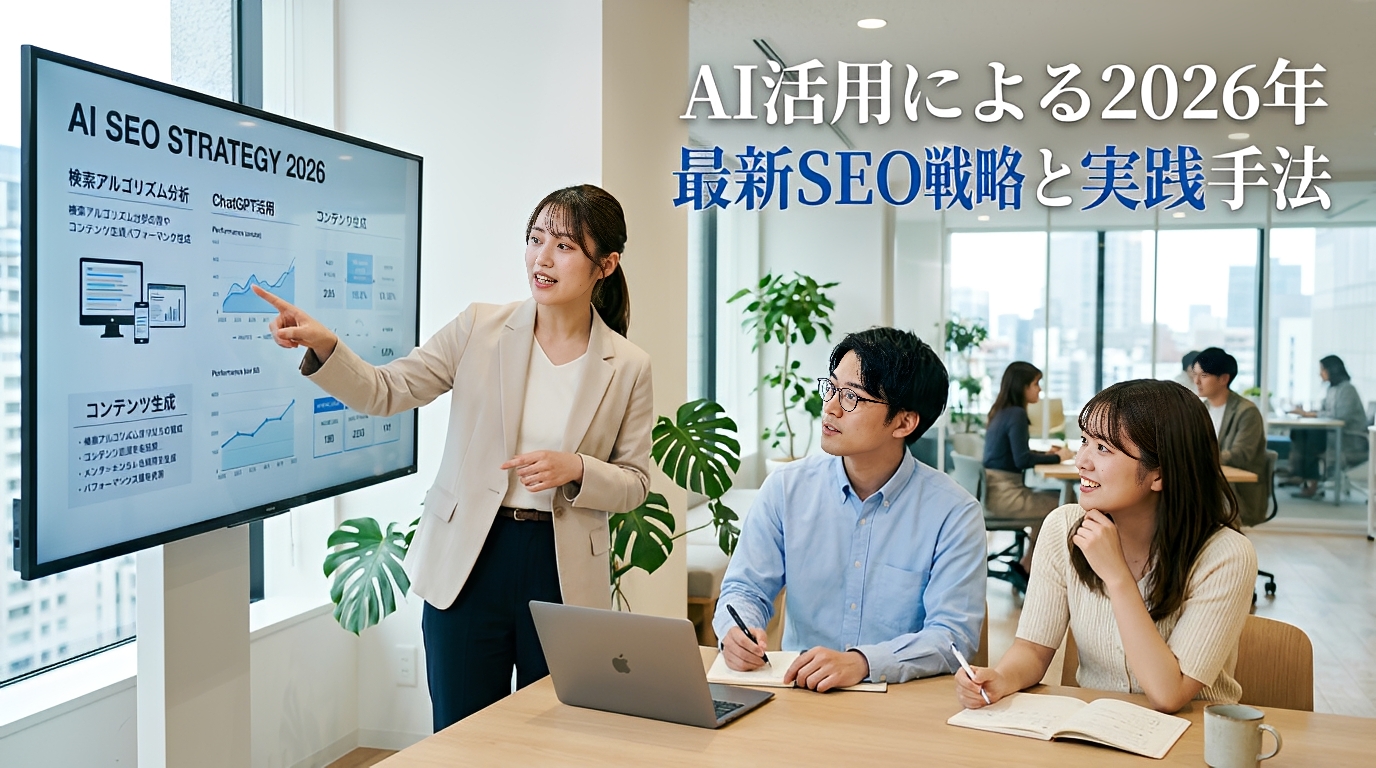 AI活用による2026年最新SEO戦略と実践手法