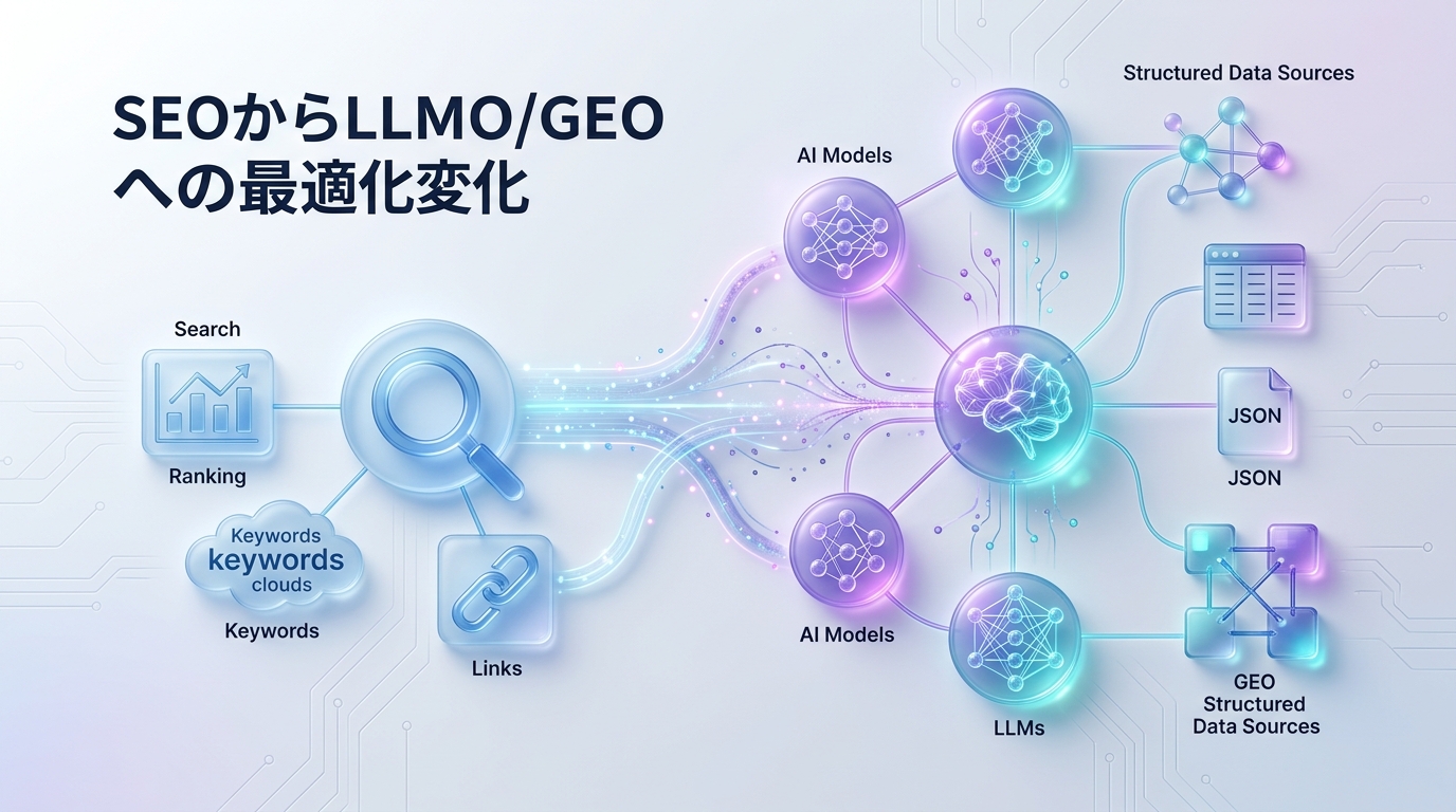 SEOからLLMO/GEOへの最適化変化