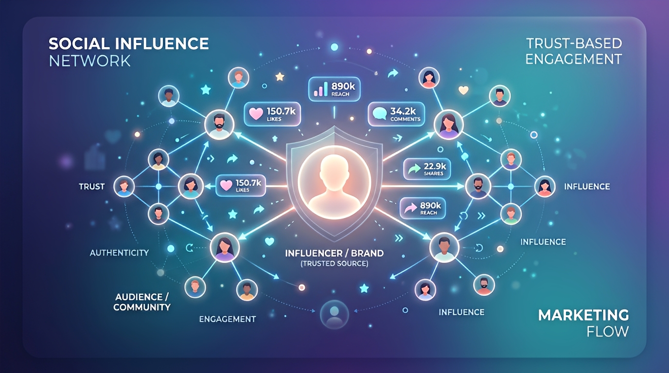 インフルエンサー影響力