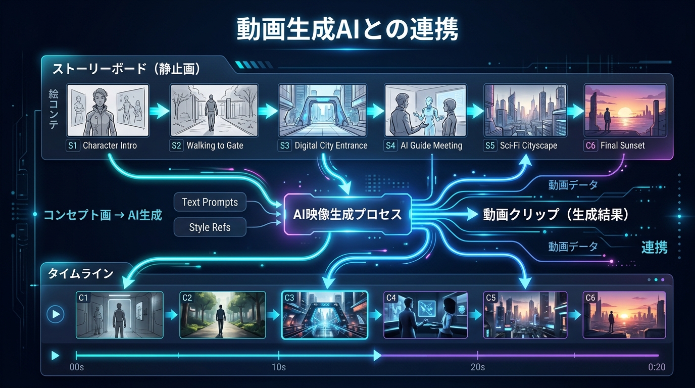 動画生成AIとの連携