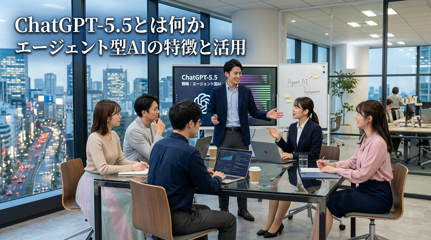 ChatGPT-5.5とは何か エージェント型AIの特徴と活用