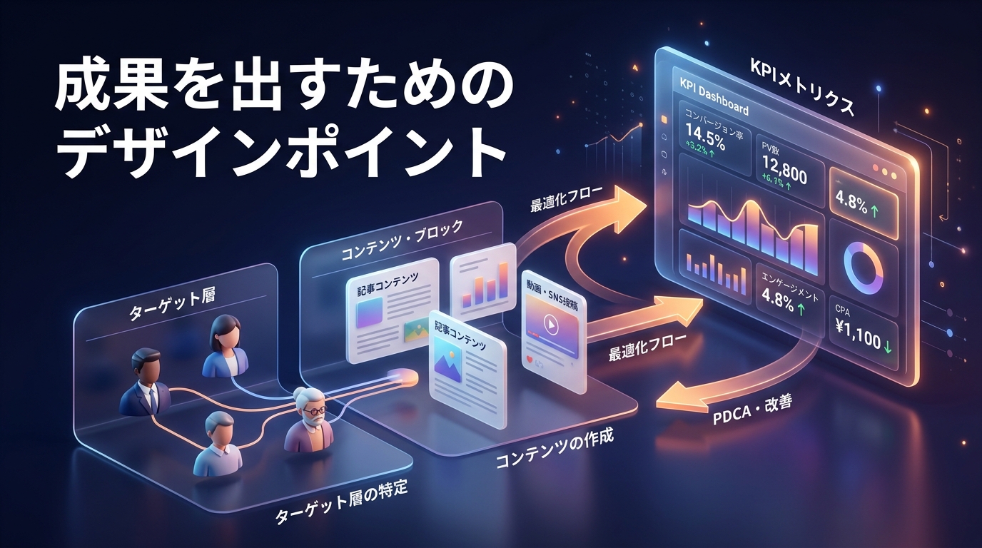 成果を出すための設計ポイント