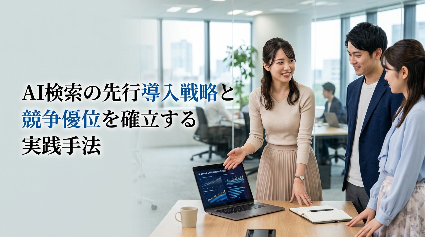 AI検索の先行導入戦略と競争優位を確立する実践手法