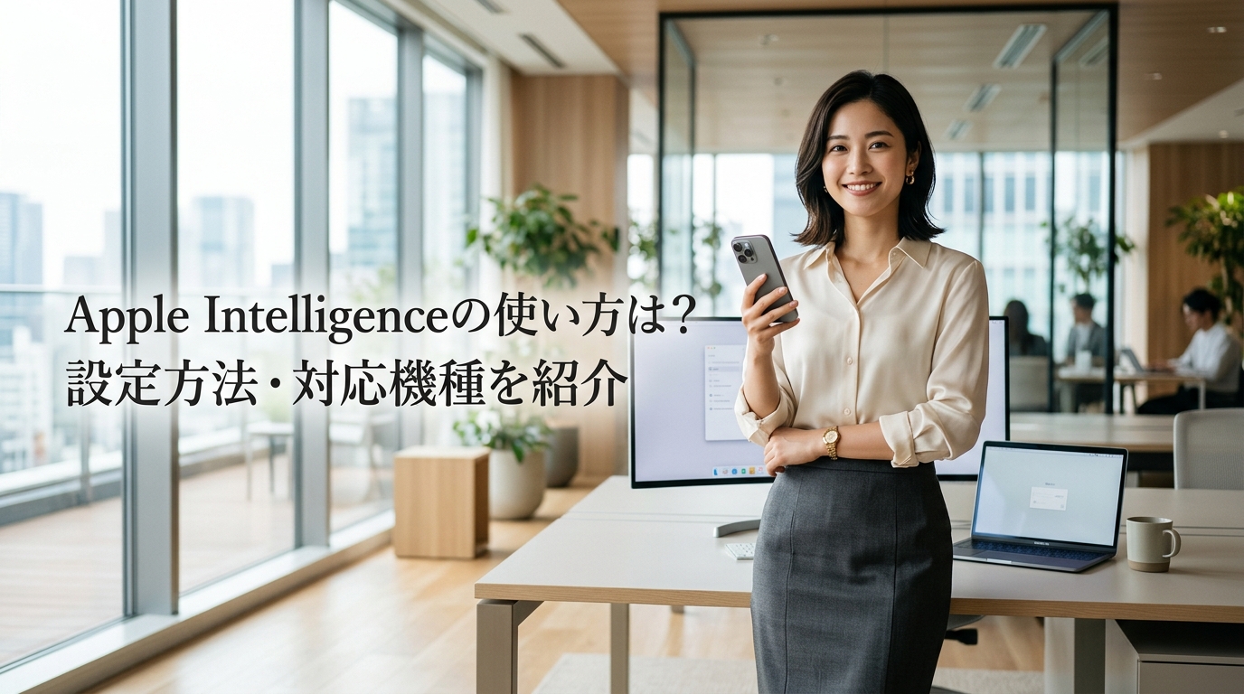 Apple Intelligenceの使い方と設定手順 対応機種も解説