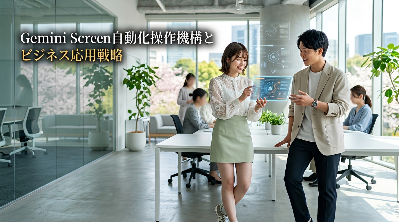 Gemini画面自動操作の仕組みと業務活用戦略