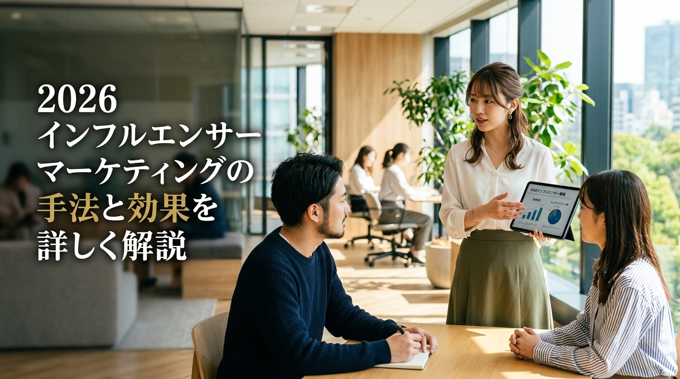 2026年版インフルエンサーマーケティング手法と効果を徹底解説