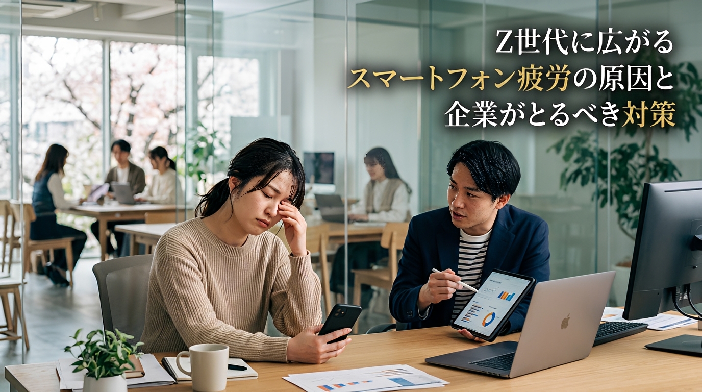 Z世代に広がるスマホ疲れの原因と企業が取るべき対策