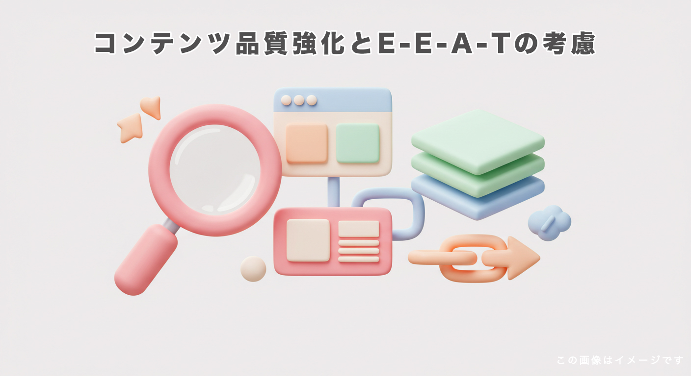 コンテンツ品質強化とE-E-A-Tの考慮