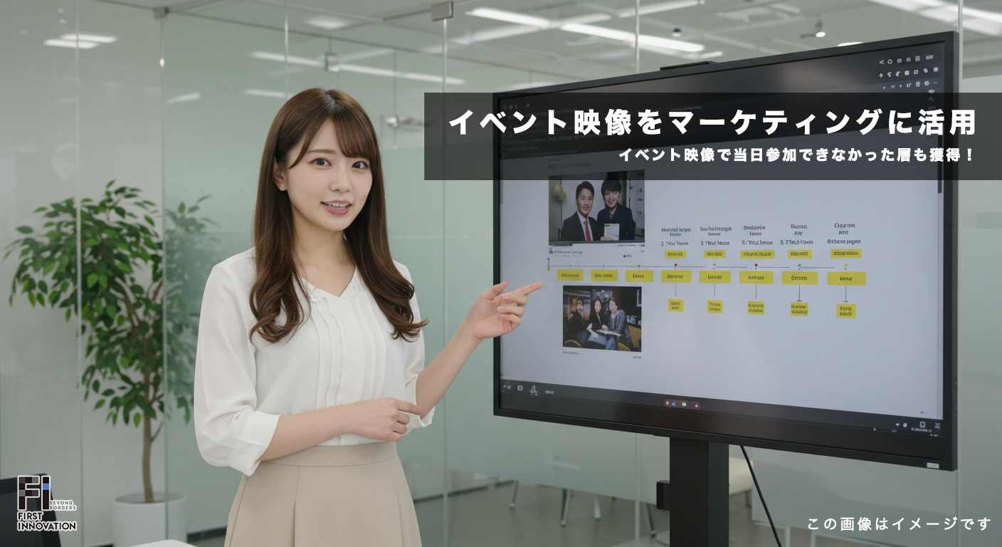 当日参加できなかった層も獲得！イベント映像をマーケティングに活用するコツ