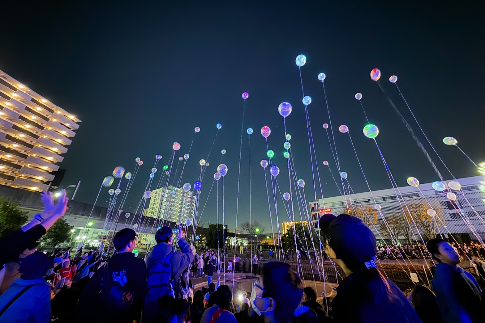 埼玉県三郷市で開催の「White Christmas 2023」のスカイバルーンイベントに協賛企業として参加いたしました！