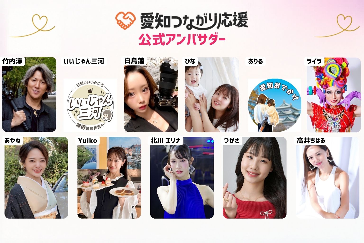 愛知つながり応援 公式アンバサダー