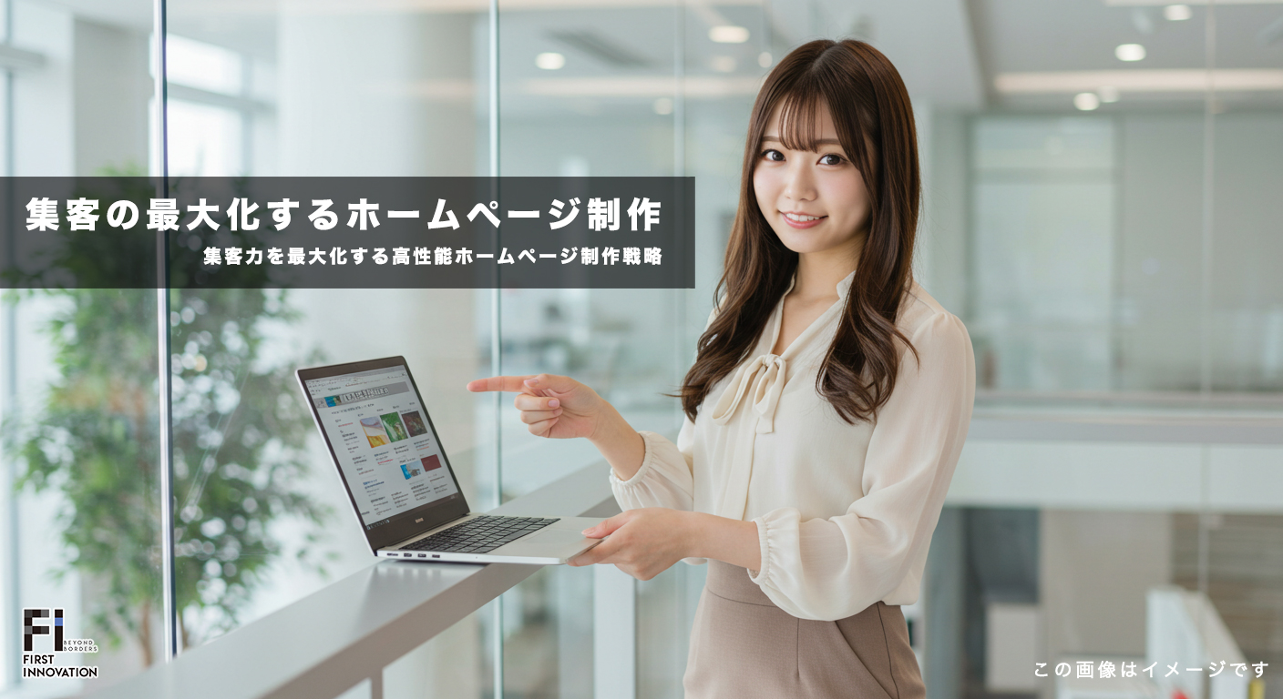 集客力を最大化する高性能ホームページ制作戦略