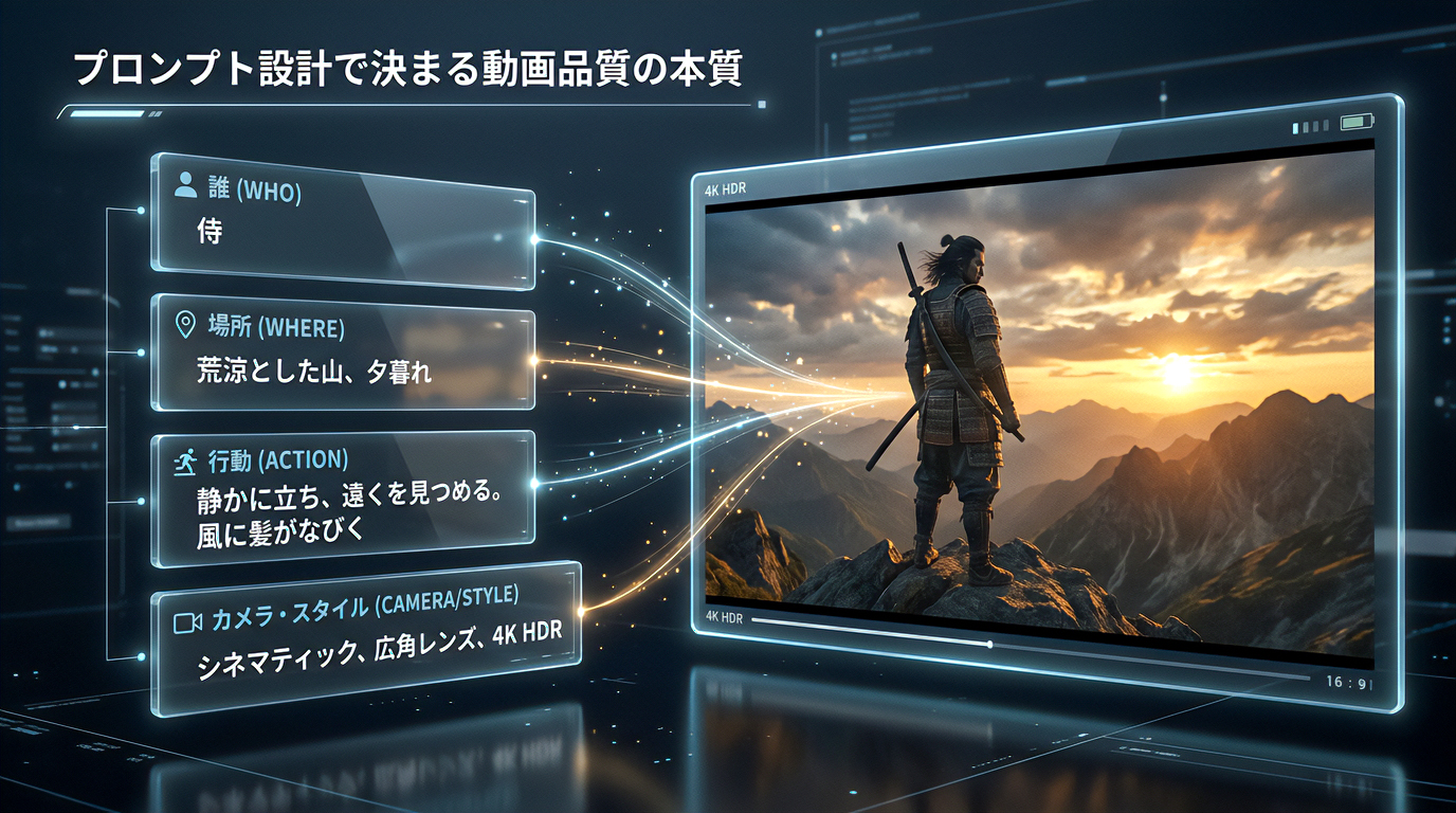 プロンプト設計で決まる動画品質の本質