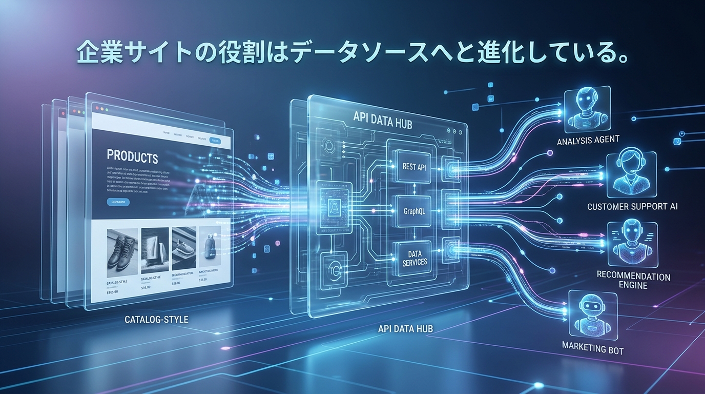 企業サイトの役割はデータソースへと進化